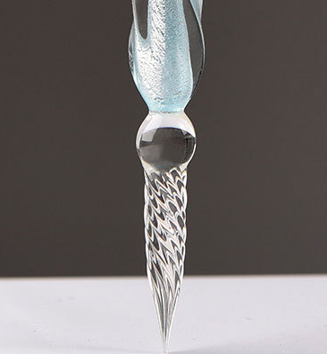 Crystal Glass Dip Pen Set with Ink