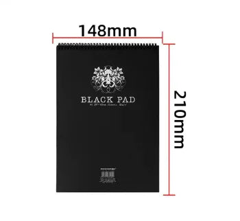 32 Sheets A4/A5 Black Sketch Pad for Art Materials
