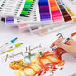 48/72/100 Color Dual-Head Soft Watercolor Pen Set